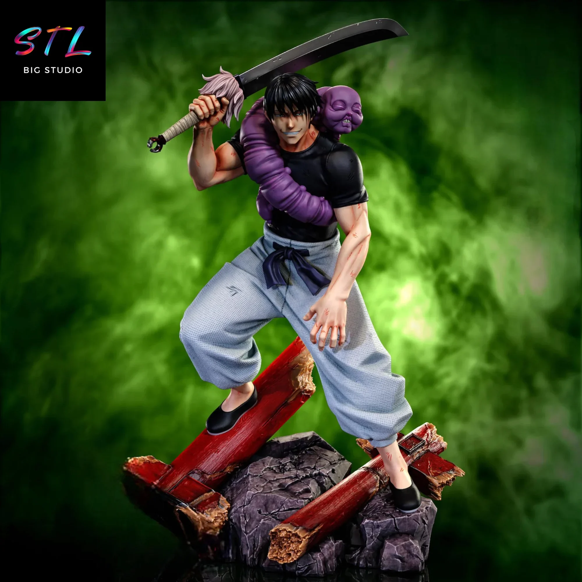 toji fushiguro stl jujutsu kaisen impresion 3d toji fushiguro stl jujutsu kaisen impresion 3d