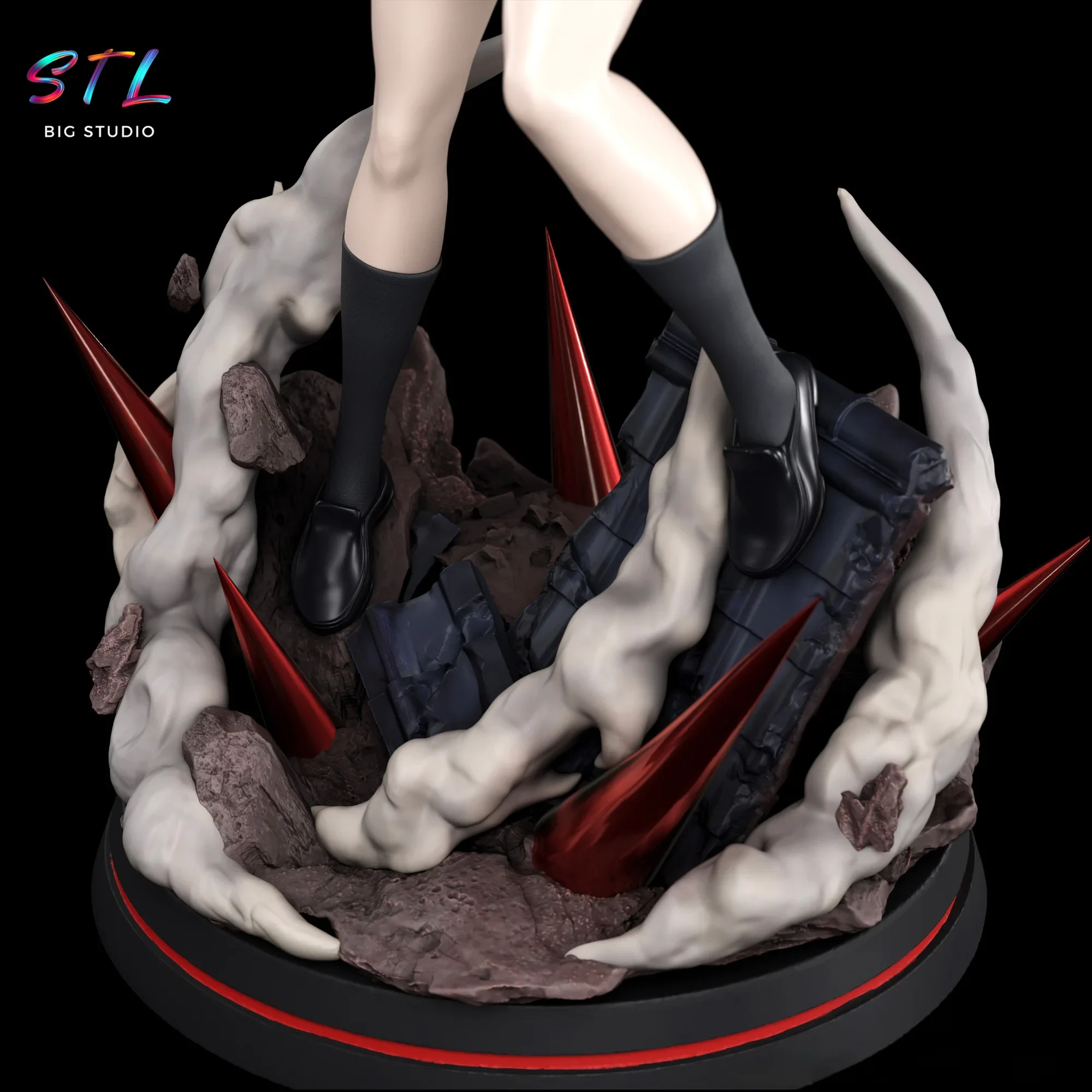 tokyo ghoul stl touka kirishima figura impresion 3d tokyo ghoul stl touka kirishima figura impresion 3d