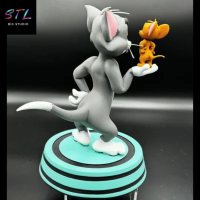 tom y jerry stl figura impresion 3d