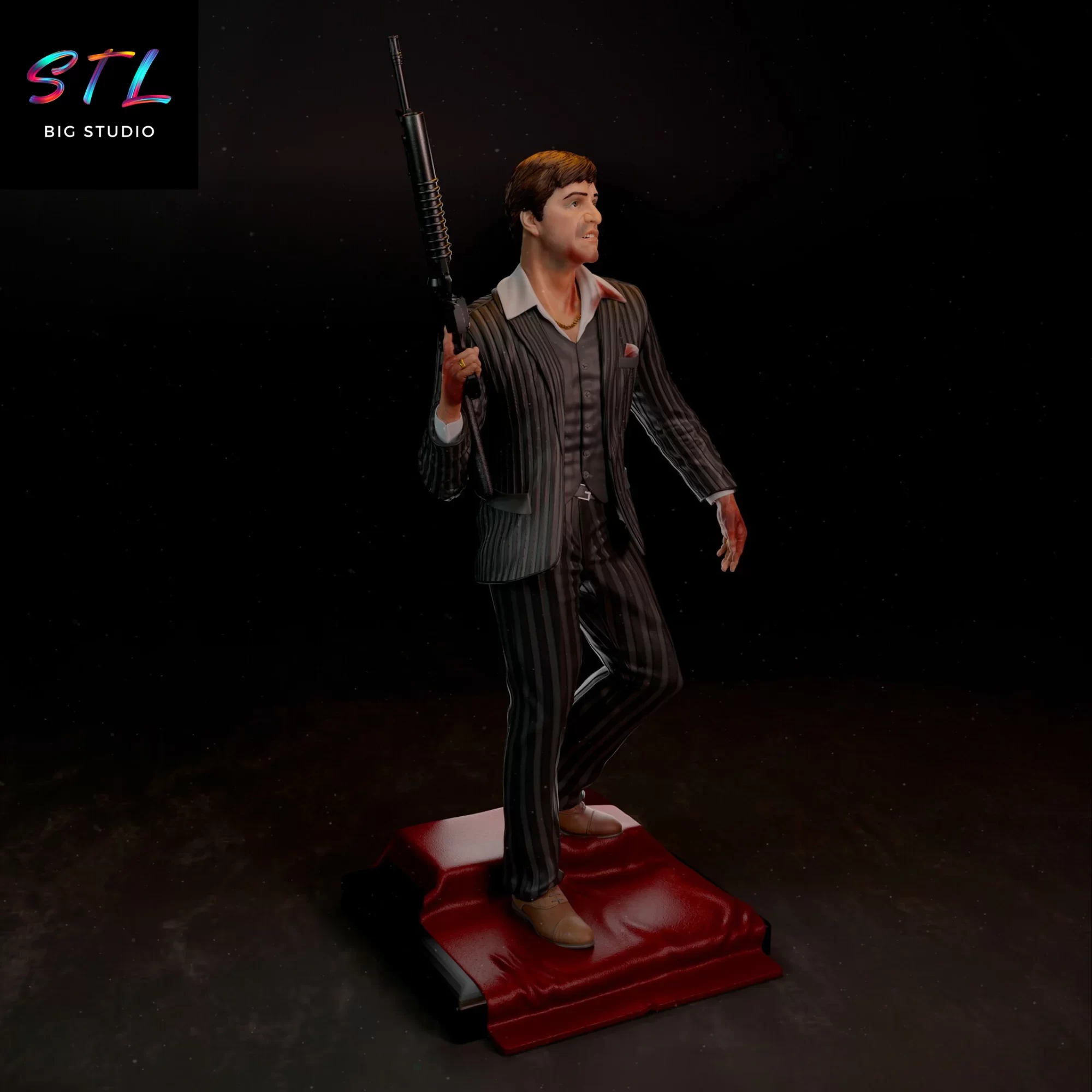tony montana stl scarface impresion 3d tony montana stl scarface impresion 3d