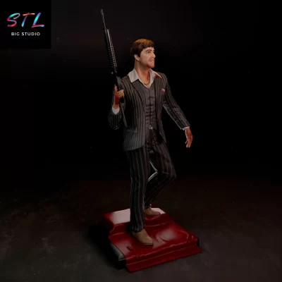 tony montana stl scarface impresion 3d