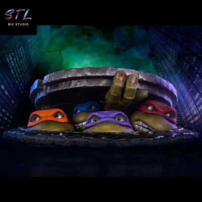 tortugas ninja stl alcantarilla impresion 3d