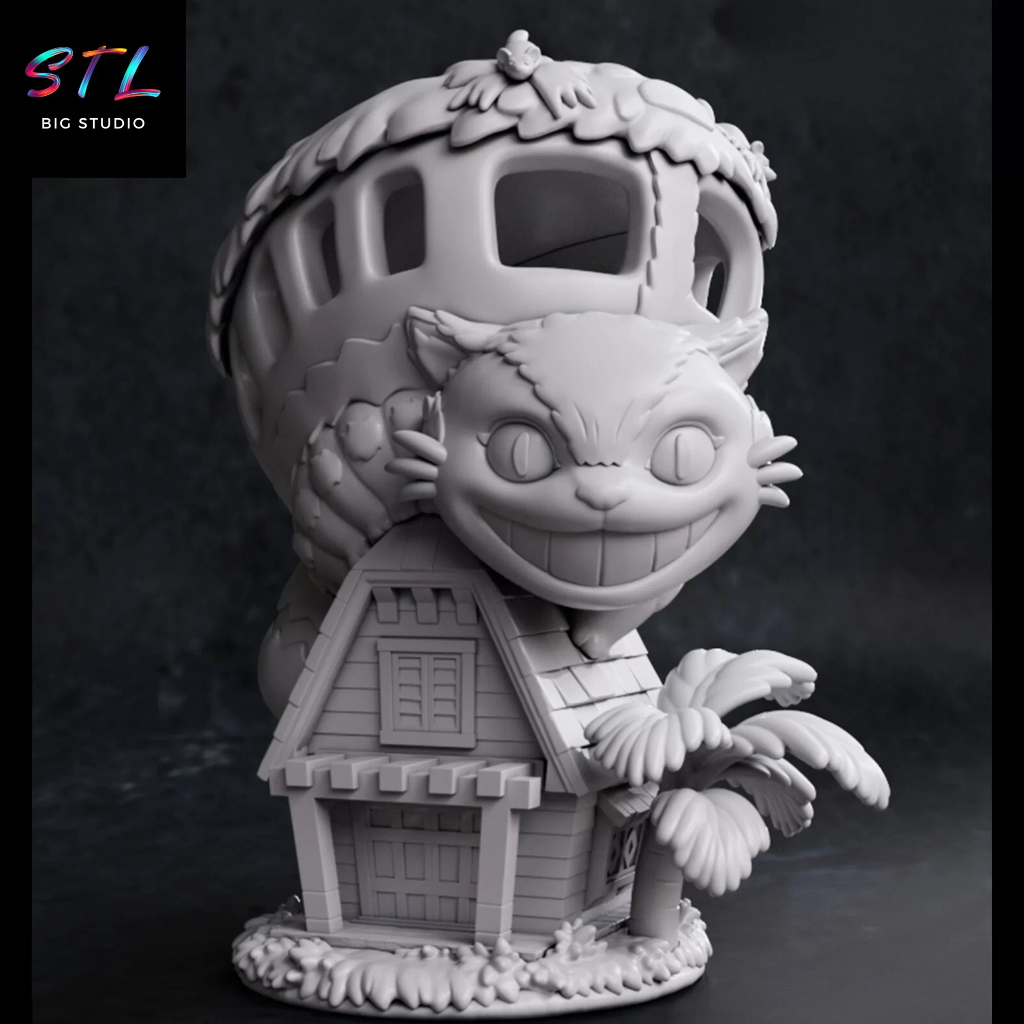 totoro stl catbus impresion 3d figura diorama totoro stl catbus impresion 3d figura diorama