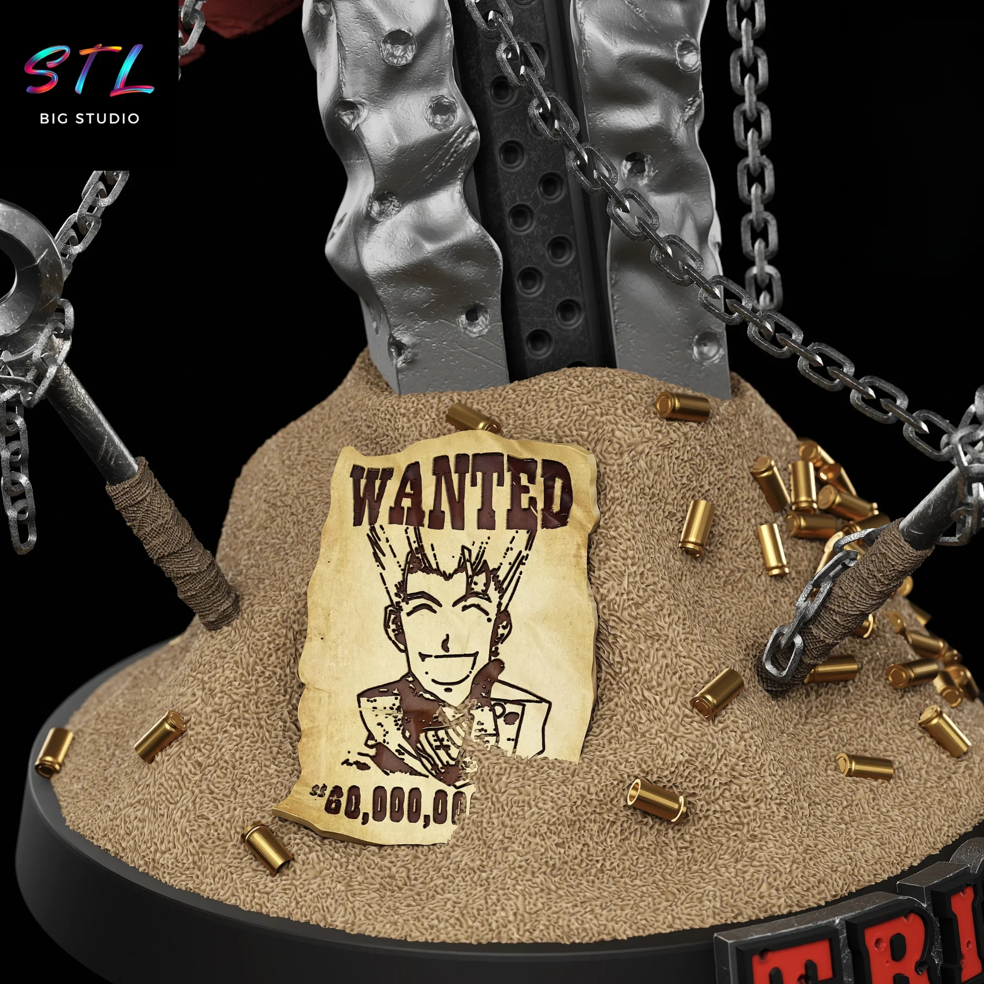 trigun stl vash la estampida impresion 3d trigun stl vash la estampida impresion 3d