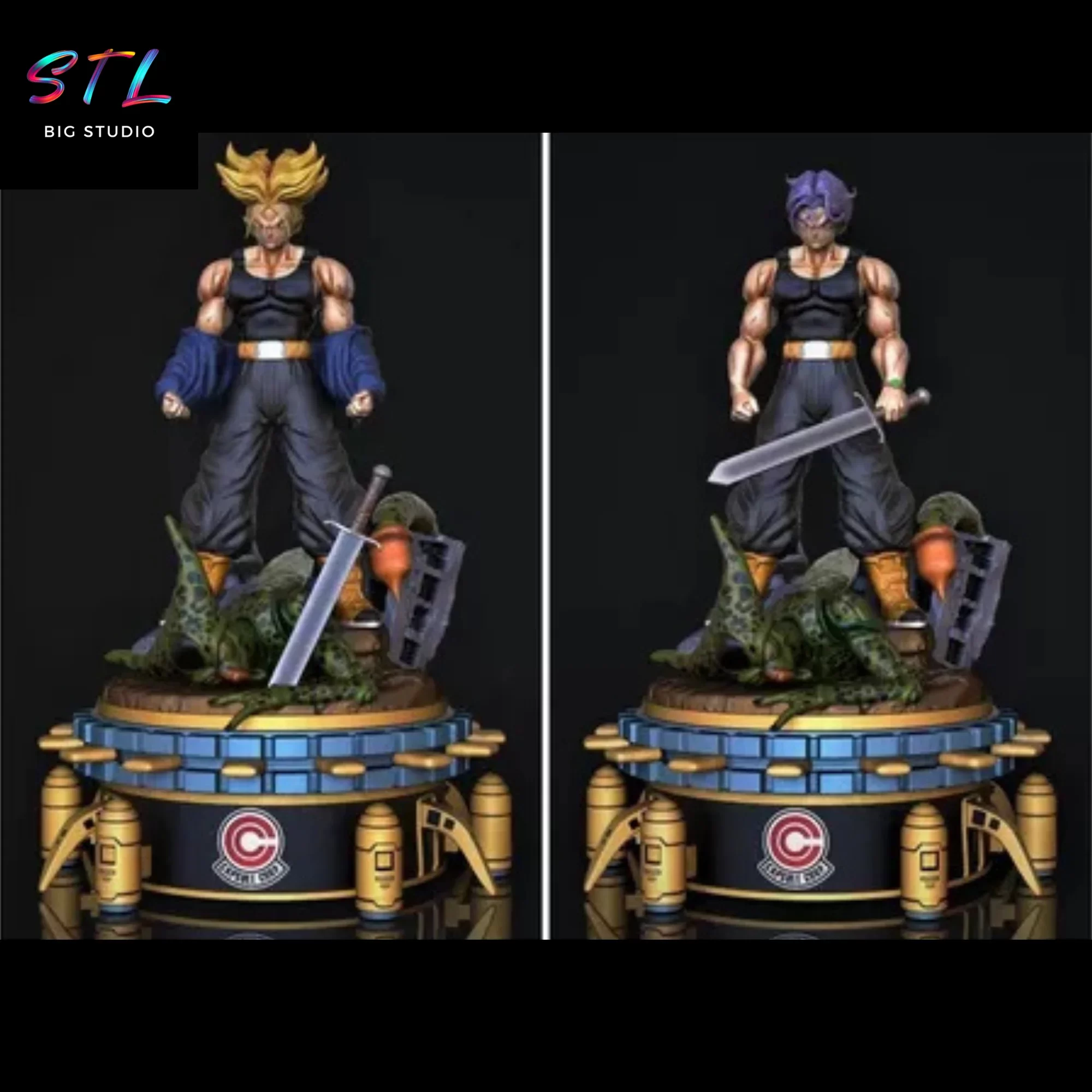 trunks stl imprimir 3d dragon ball z trunks stl imprimir 3d dragon ball z