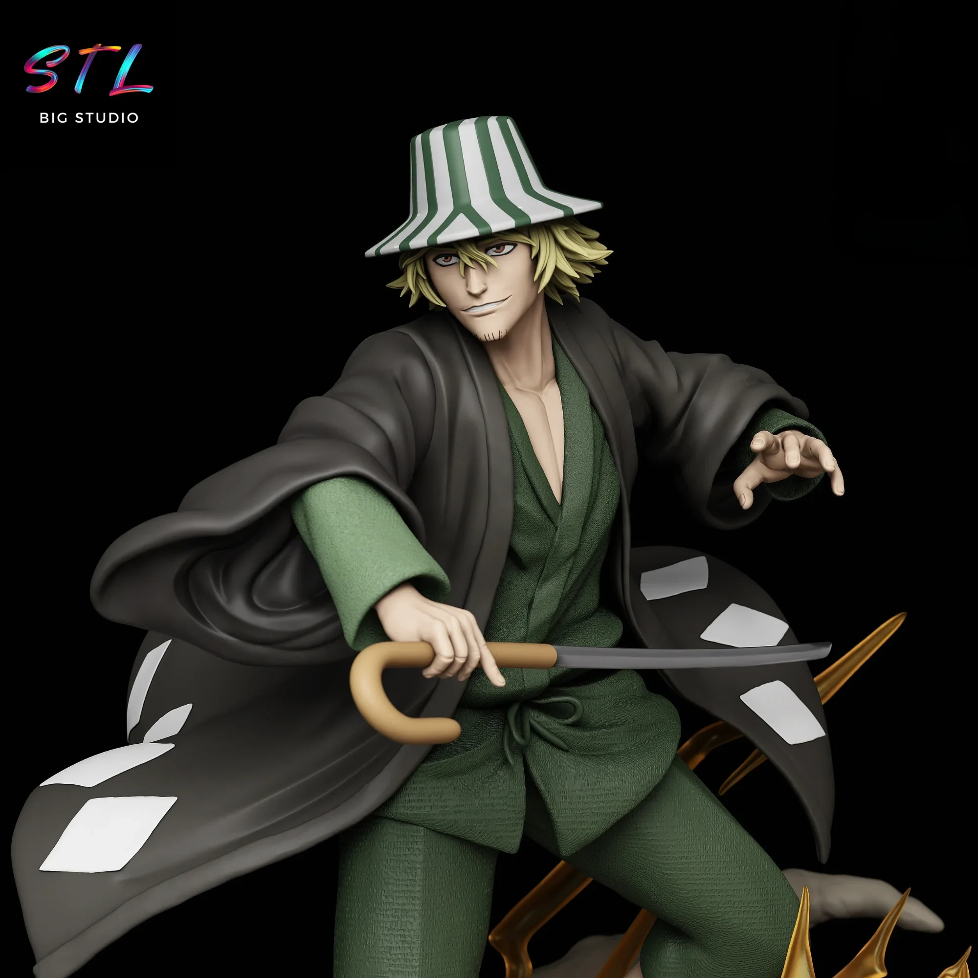 urahara stl bleach impresion 3d urahara stl bleach impresion 3d