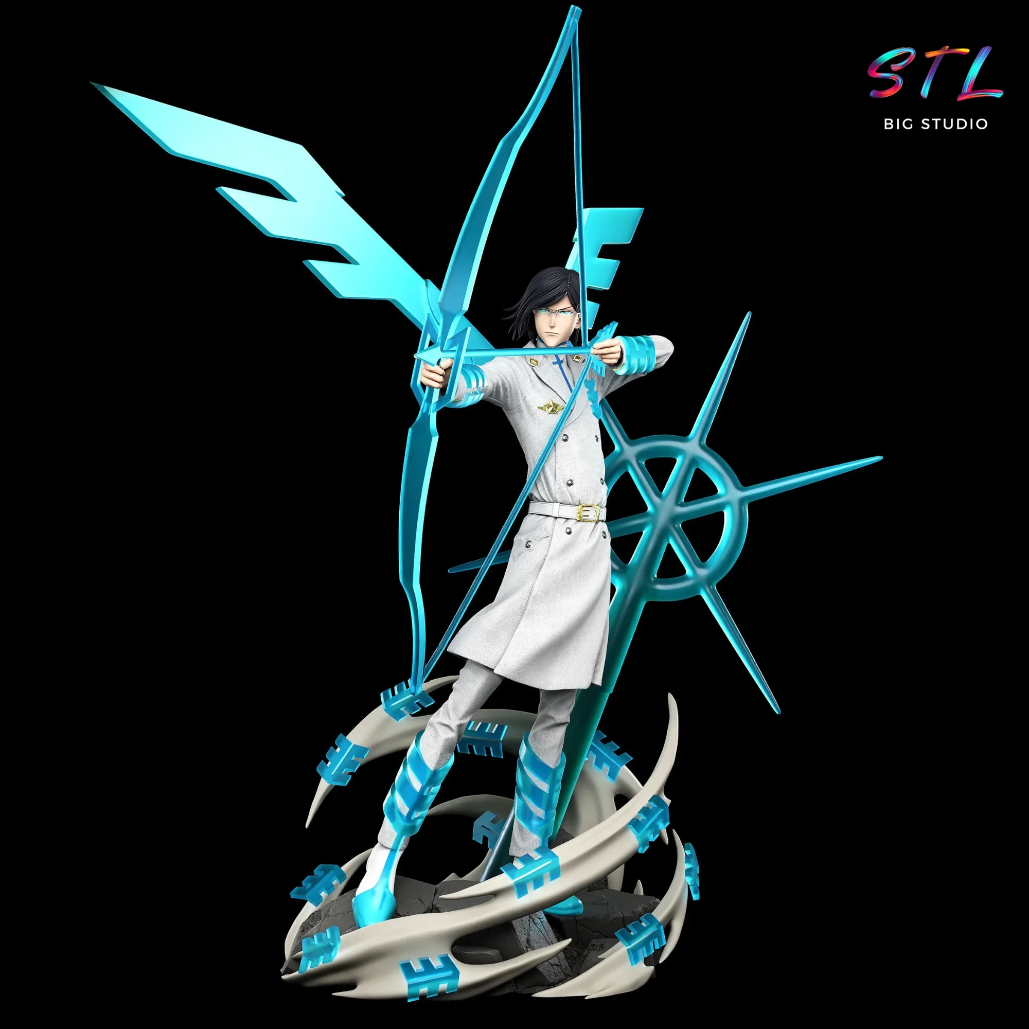 uryu ishida stl bleach figura impresion 3d
