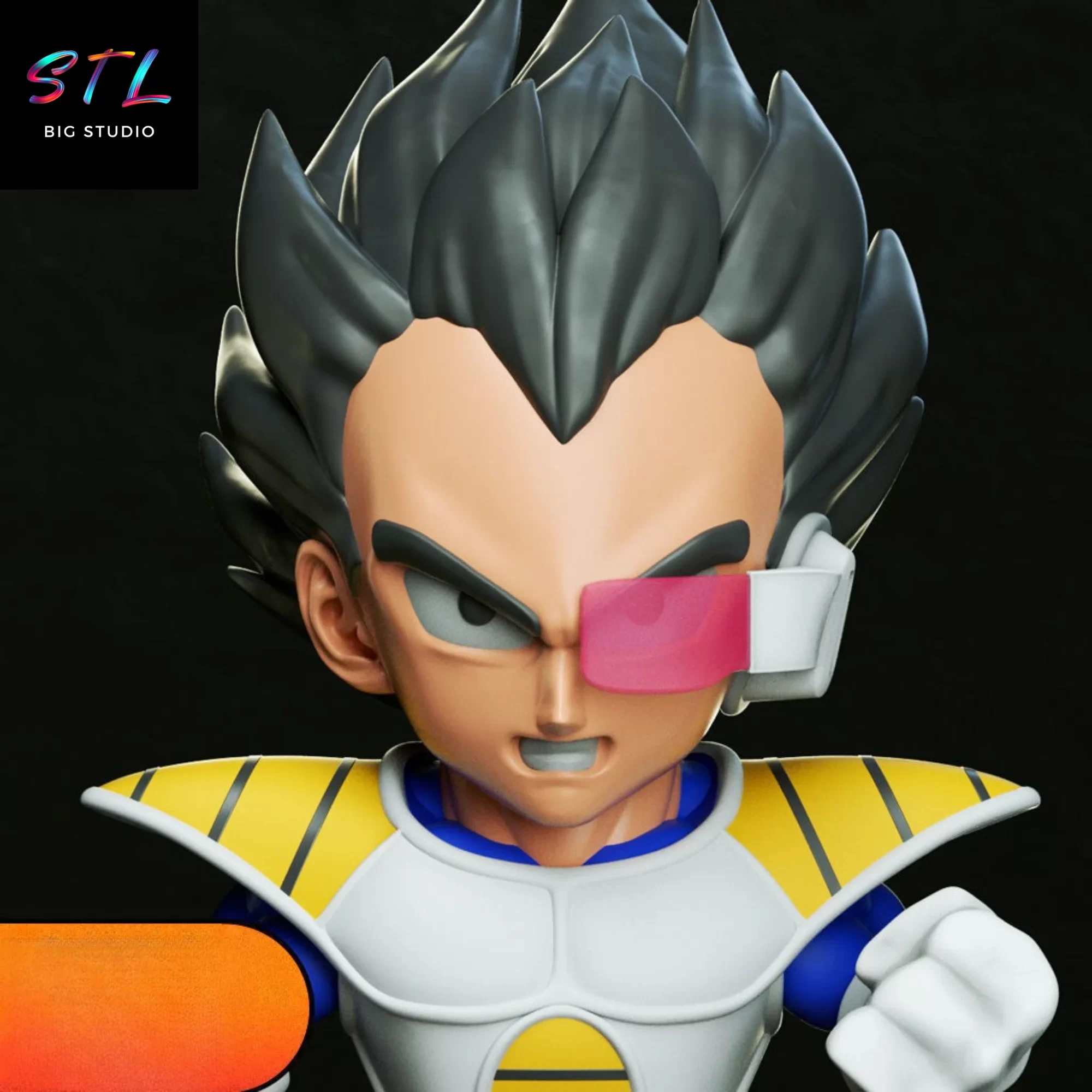 vegeta stl chibi impresion 3d dragon ball vegeta stl chibi impresion 3d dragon ball