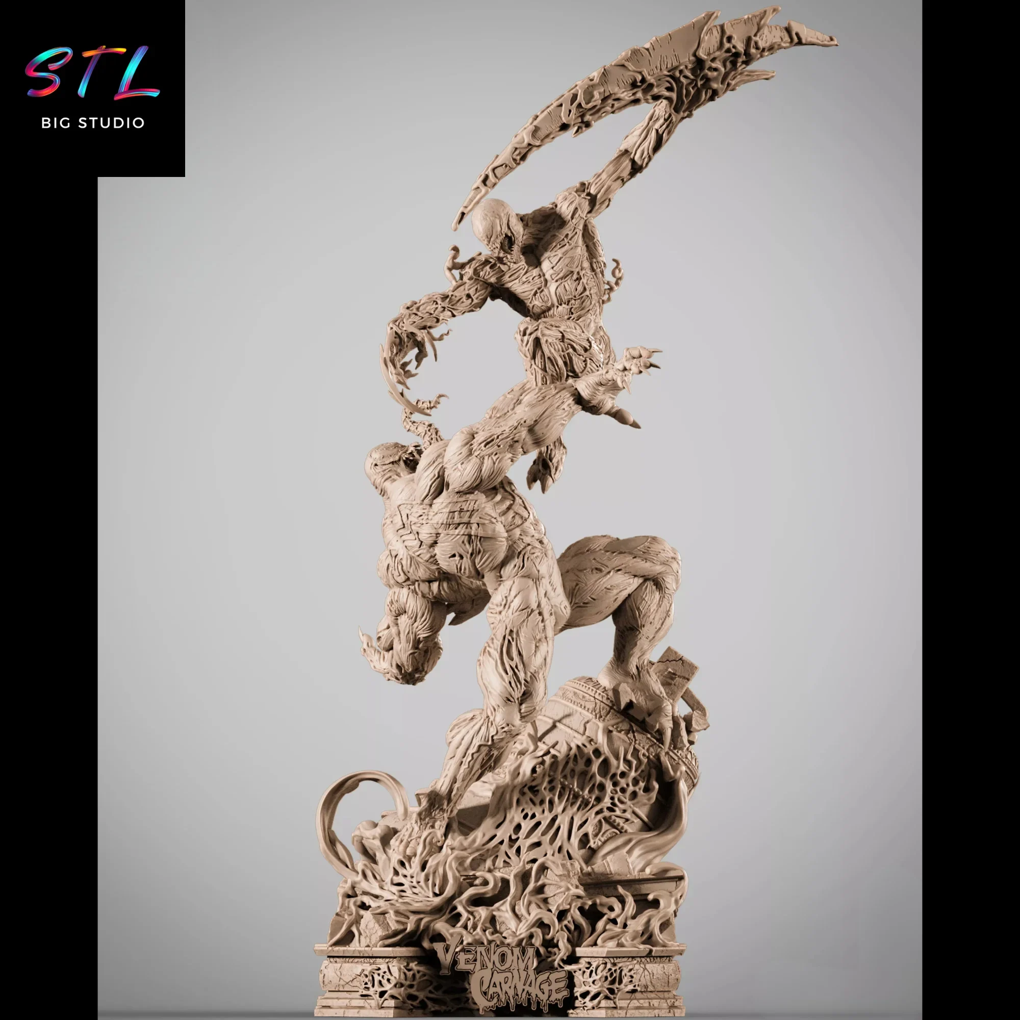 venom vs carnage stl impresion 3d marvel venom vs carnage stl impresion 3d marvel