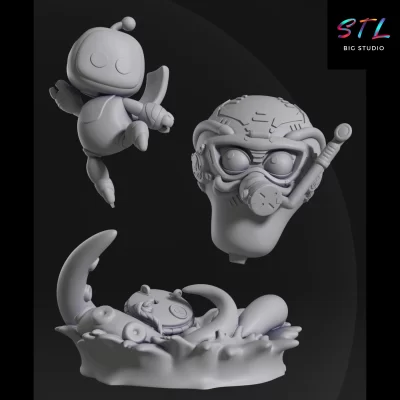 videojuegos stl astro bot playstation impresion 3d