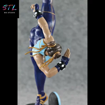 videojuegos stl chun li patada impresion 3d