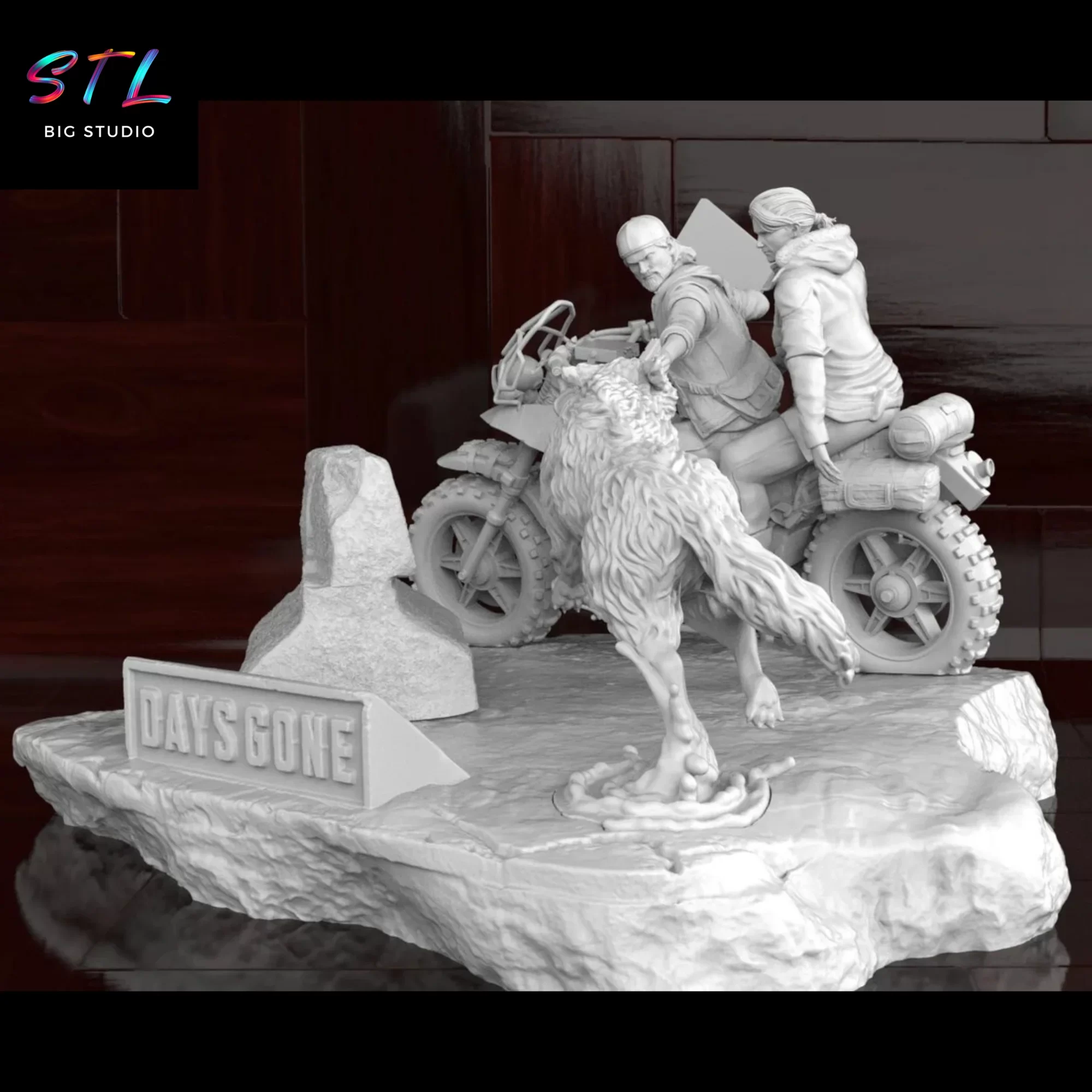 videojuegos stl days gone diorama impresion 3d videojuegos stl days gone diorama impresion 3d