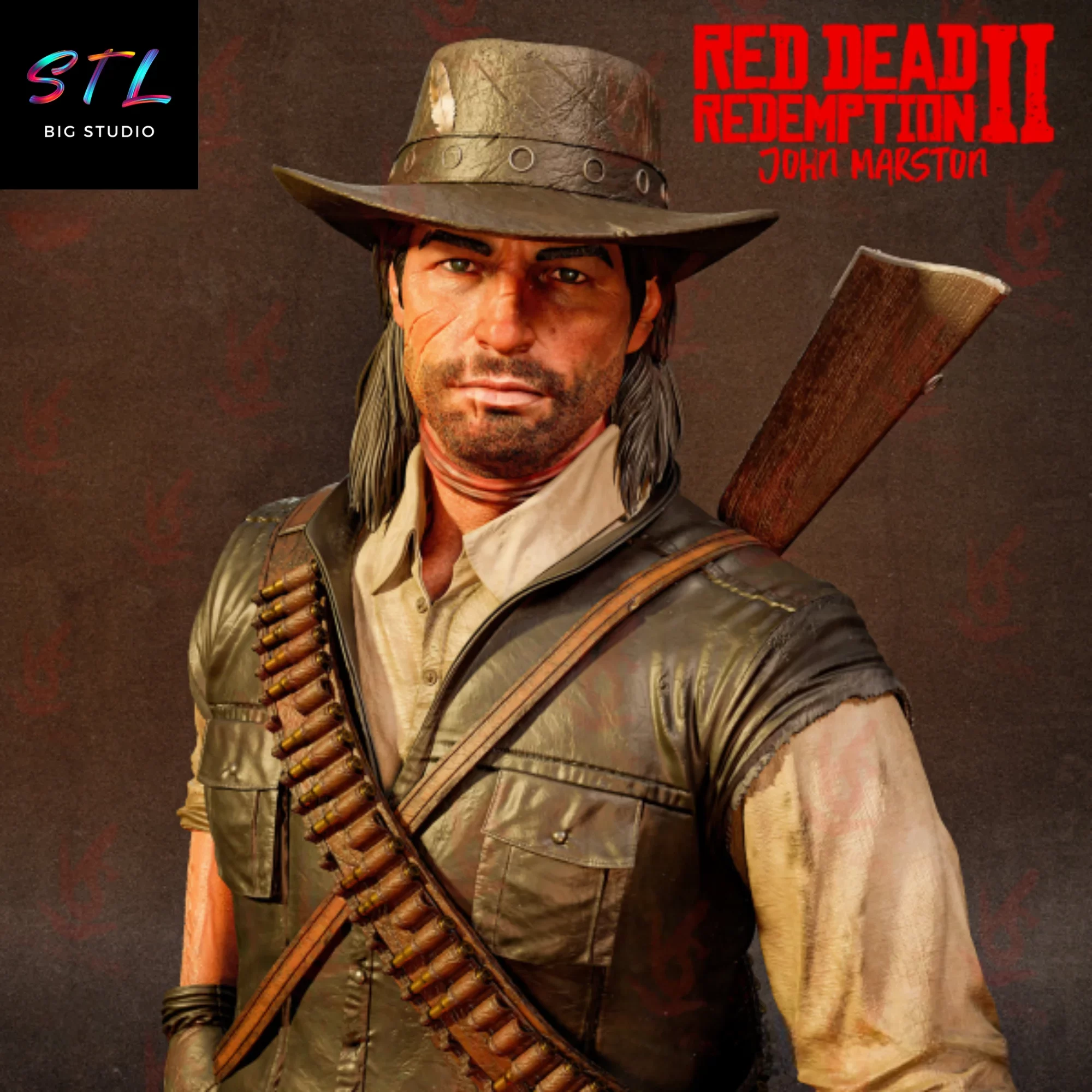 videojuegos stl john marston red dead redemption diorama videojuegos stl john marston red dead redemption diorama