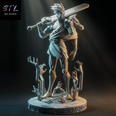 videojuegos stl zagreus figura hades impresion 3d
