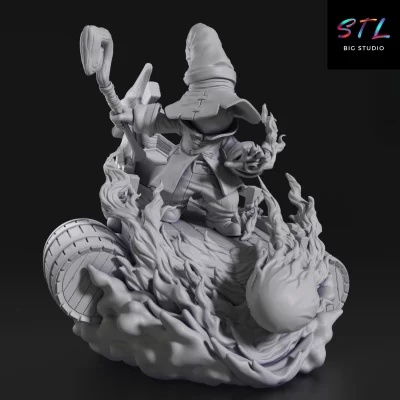 vivi diorama stl final fantasy IX 3d