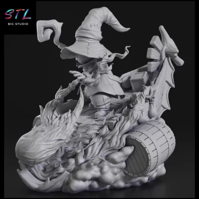 vivi stl diorama final fantasy impresion 3d