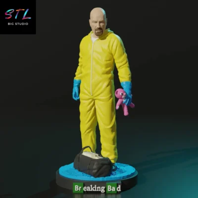 walter white stl breaking bad impresion 3d