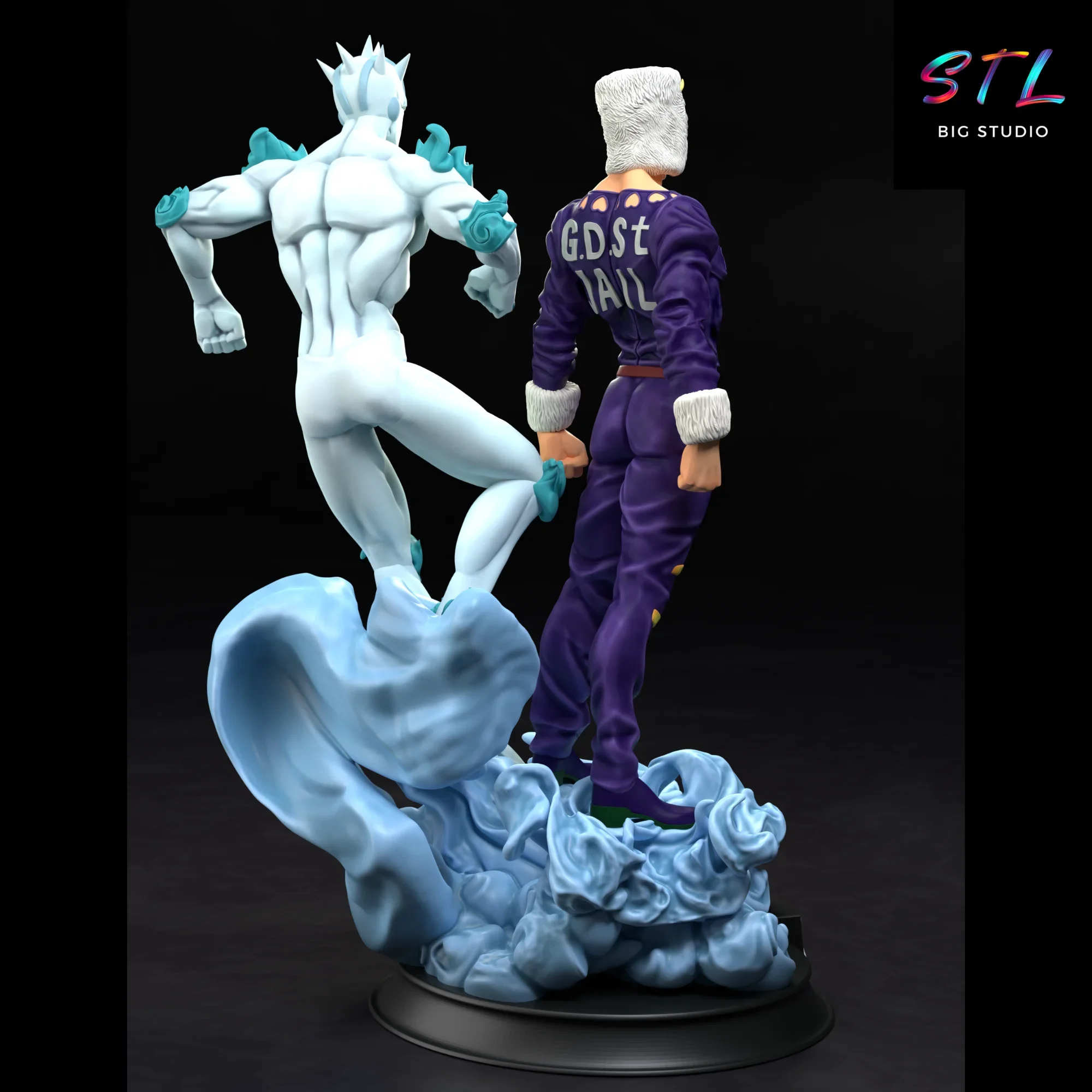 weather report stl figura impresion 3d jojos bizarre adventure weather report stl figura impresion 3d jojos bizarre adventure