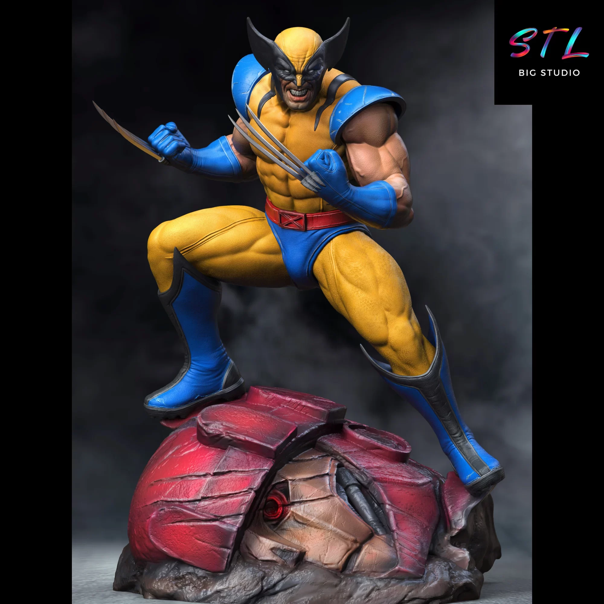 wolverine stl lobezno impresion 3d xmen marvel