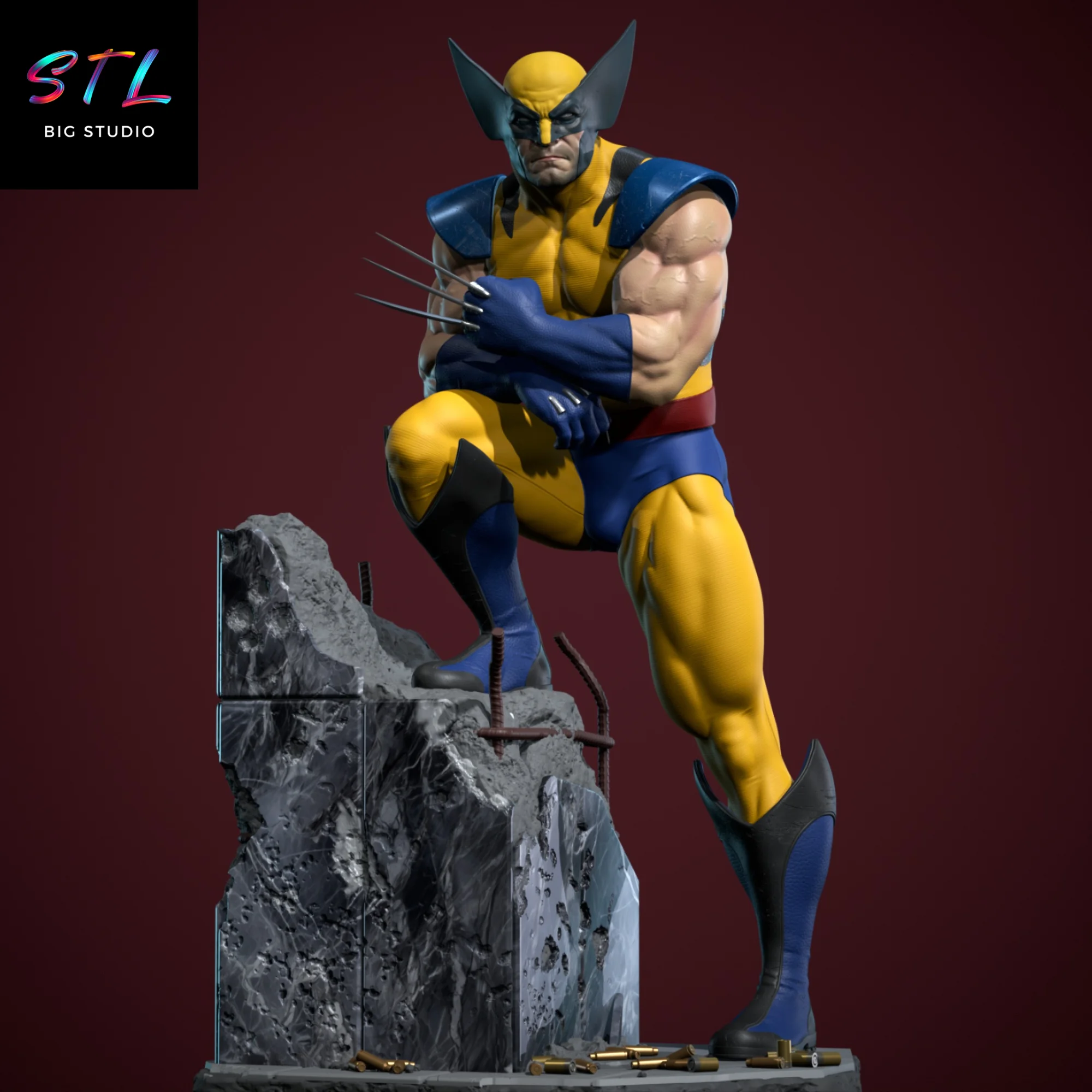 wolverine stl lobezno para impresion 3d