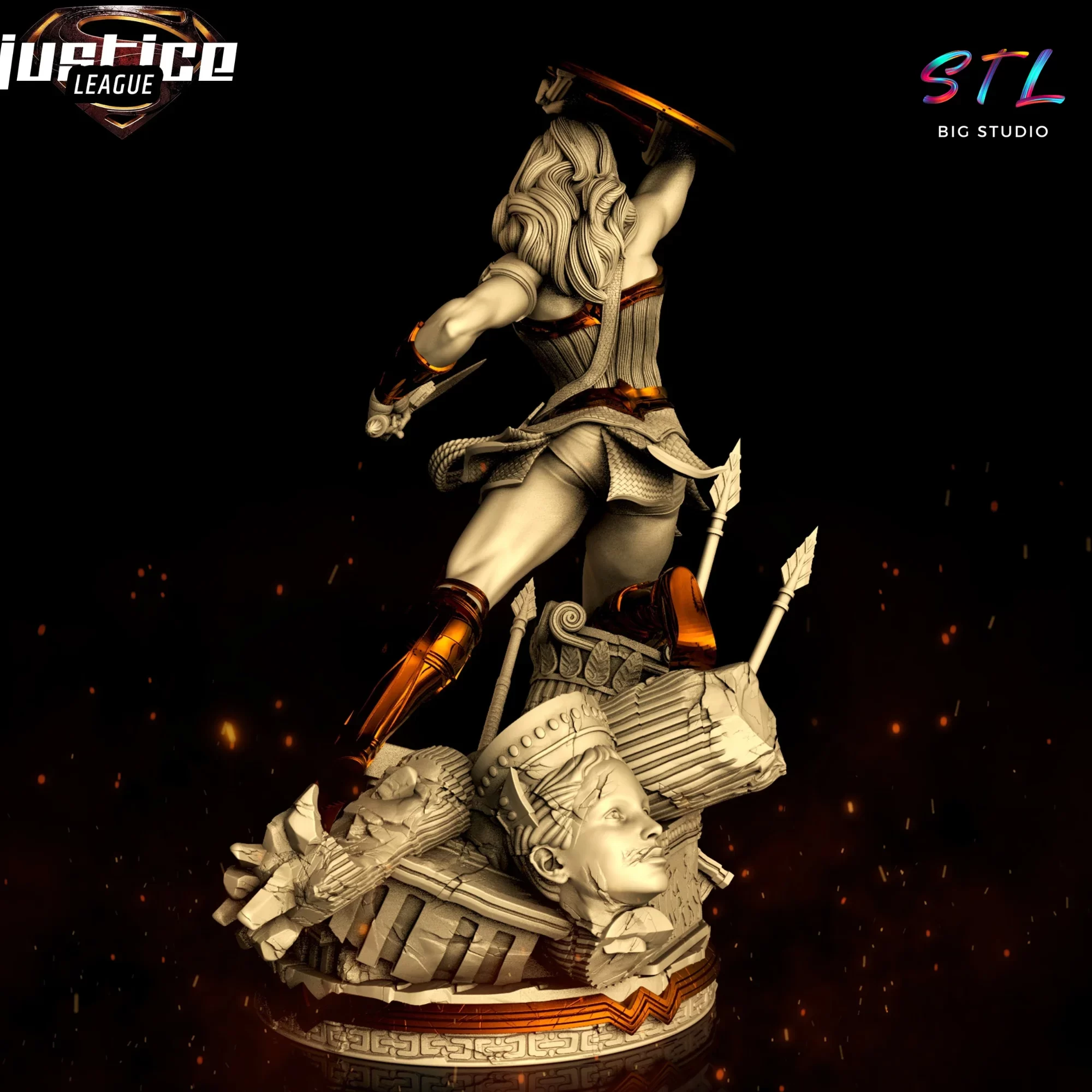 wonder woman stl 3d print dc comics wonder woman stl 3d print dc comics