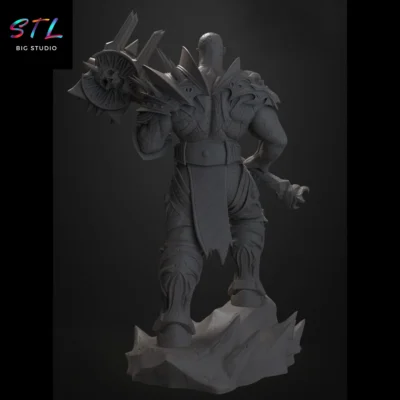 world of warcraft stl bolvar figura impresion 3d