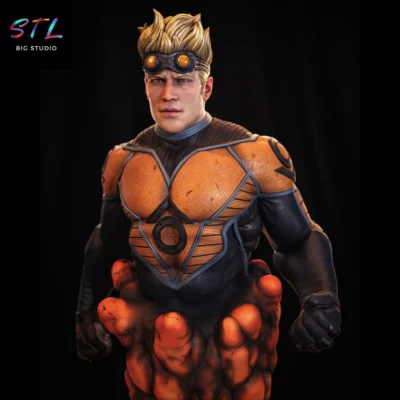 x-men stl cannonball impresion 3d figura marvel
