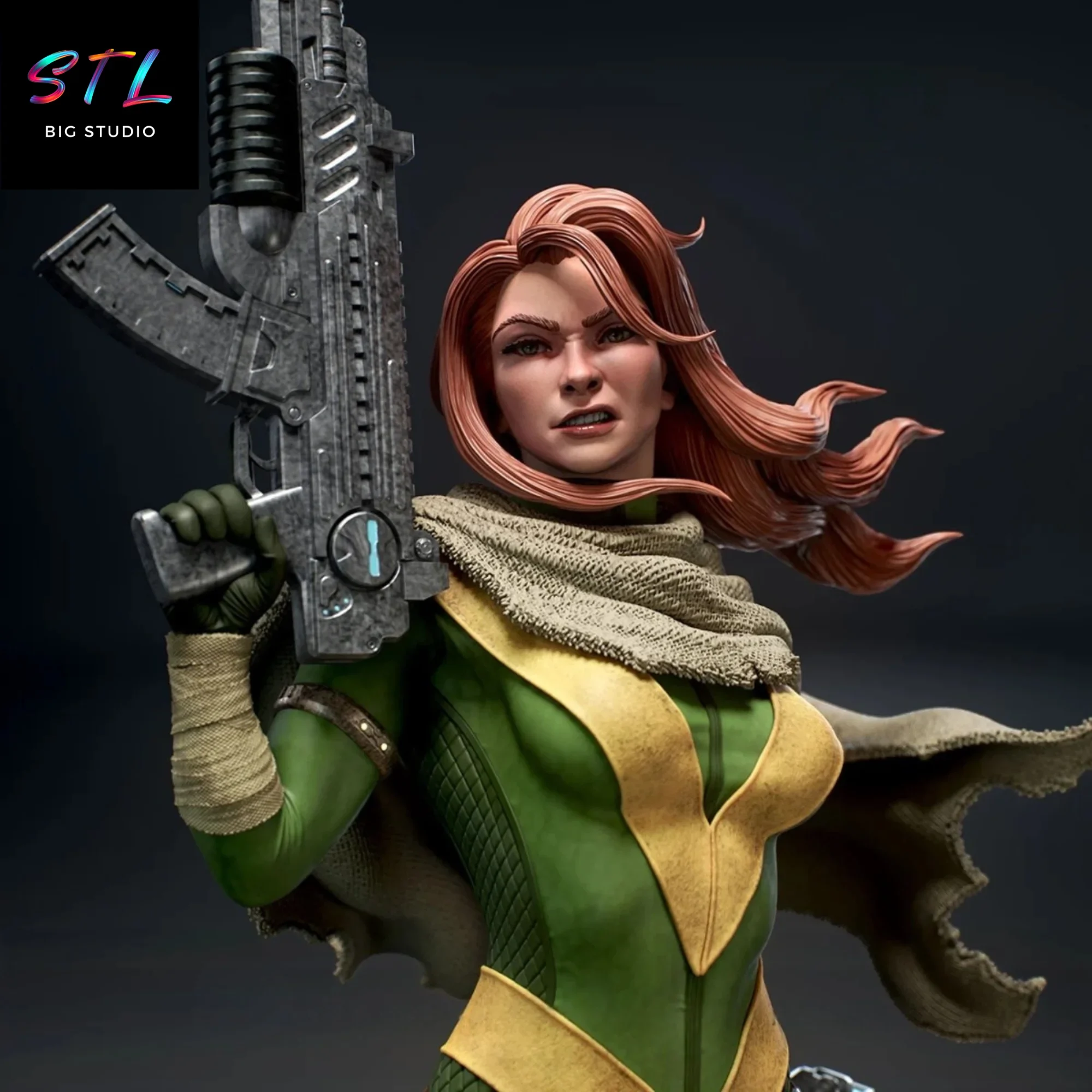 x-men stl hope summers para impresion 3d x-men stl hope summers para impresion 3d