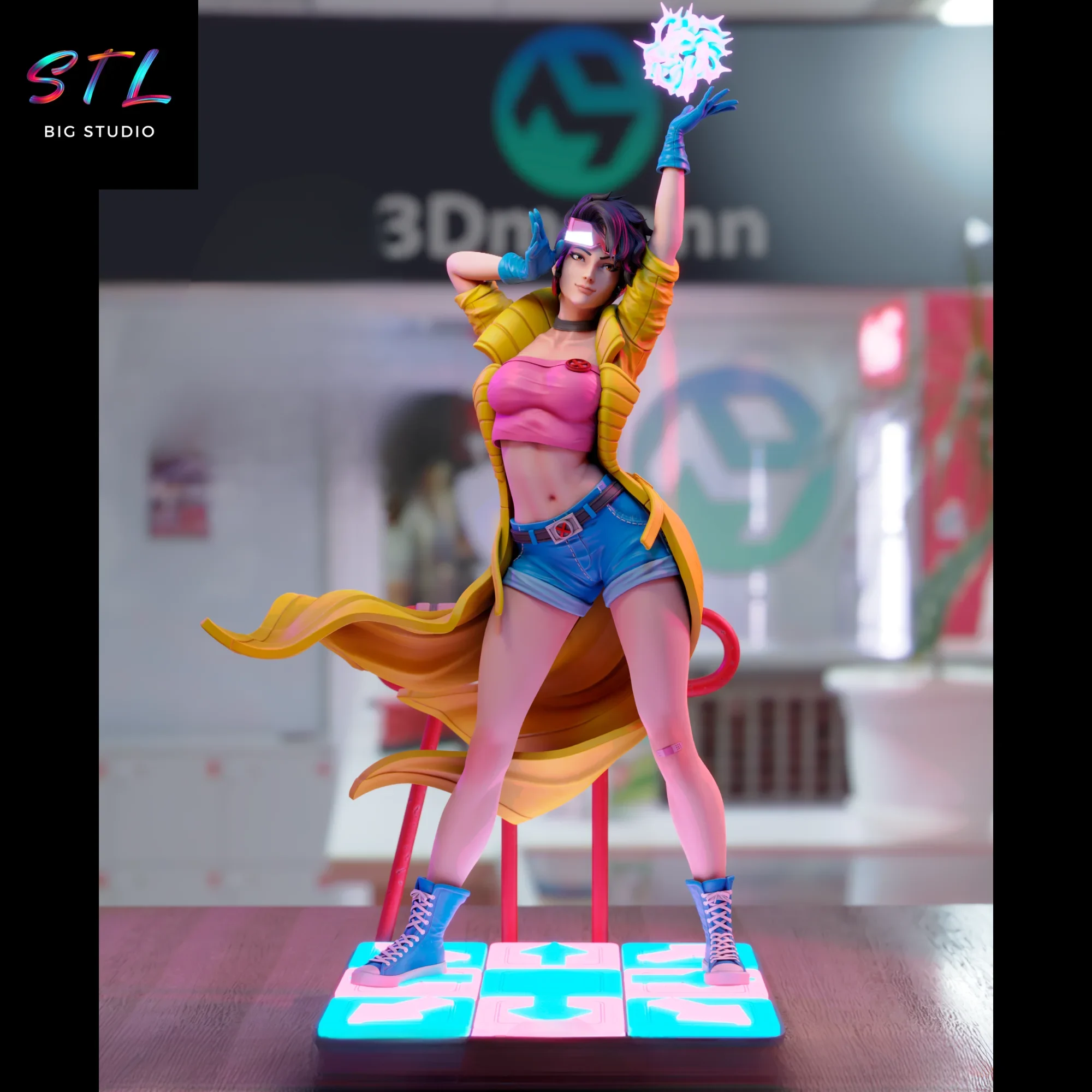 x-men stl jubilee figura impresion 3d marvel x-men stl jubilee figura impresion 3d marvel