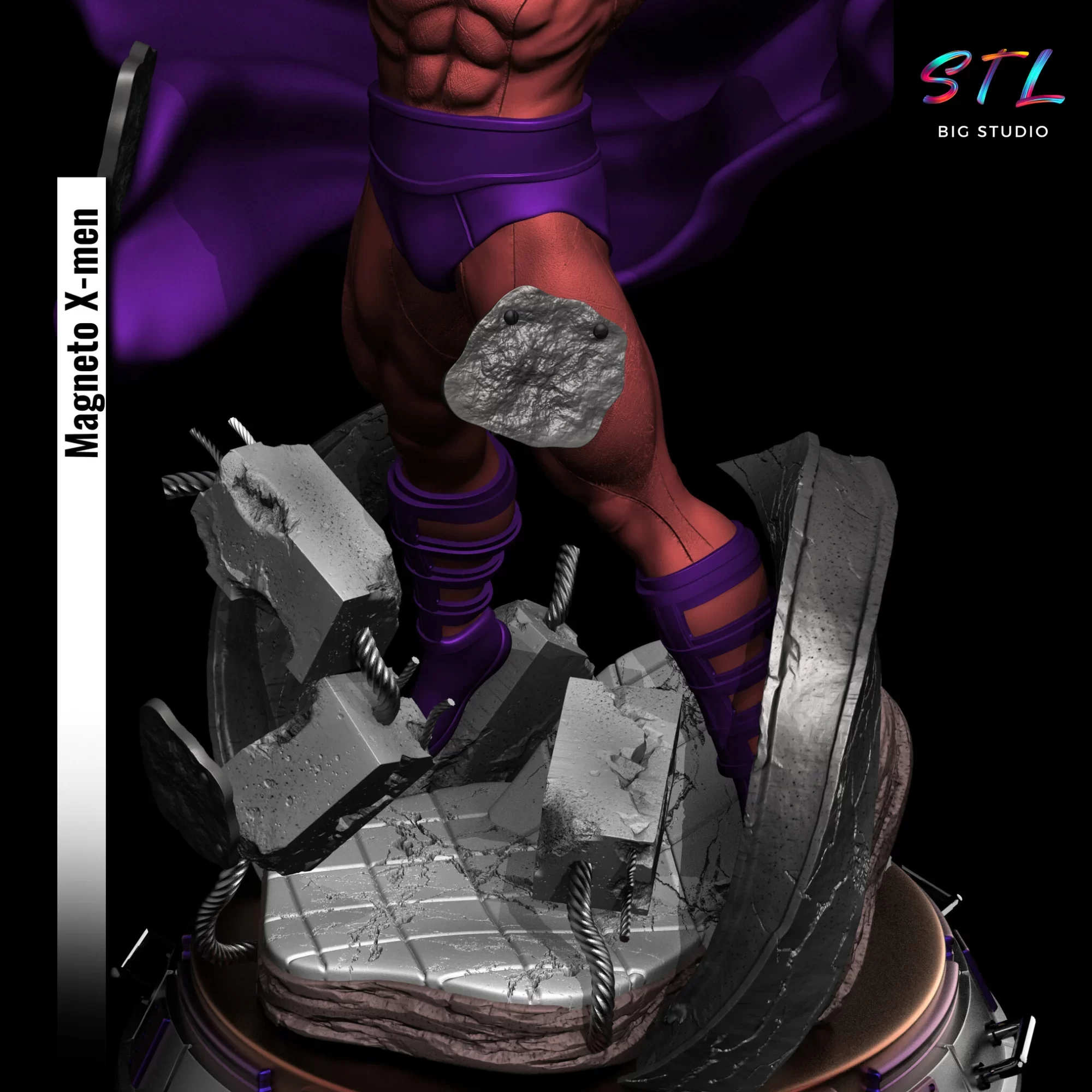 x-men stl magneto diorama impresion 3d x-men stl magneto diorama impresion 3d