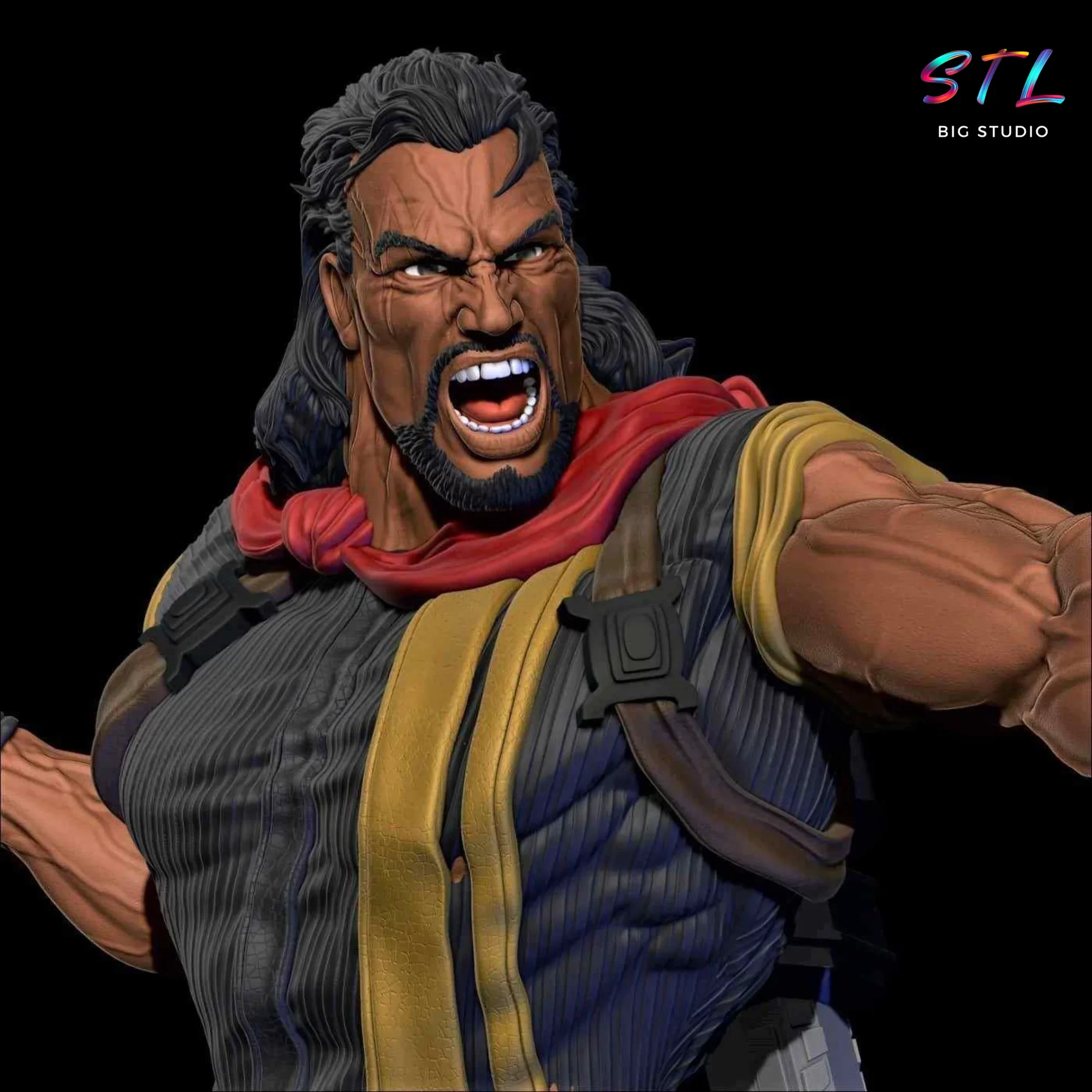 xmen bishop stl marvel impresion 3d xmen bishop stl marvel impresion 3d