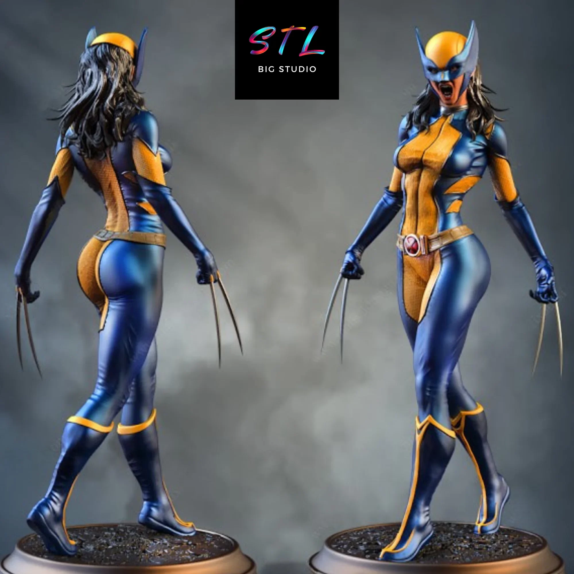 xmen stl laura kinney x23 impresion 3d marvel xmen stl laura kinney x23 impresion 3d marvel