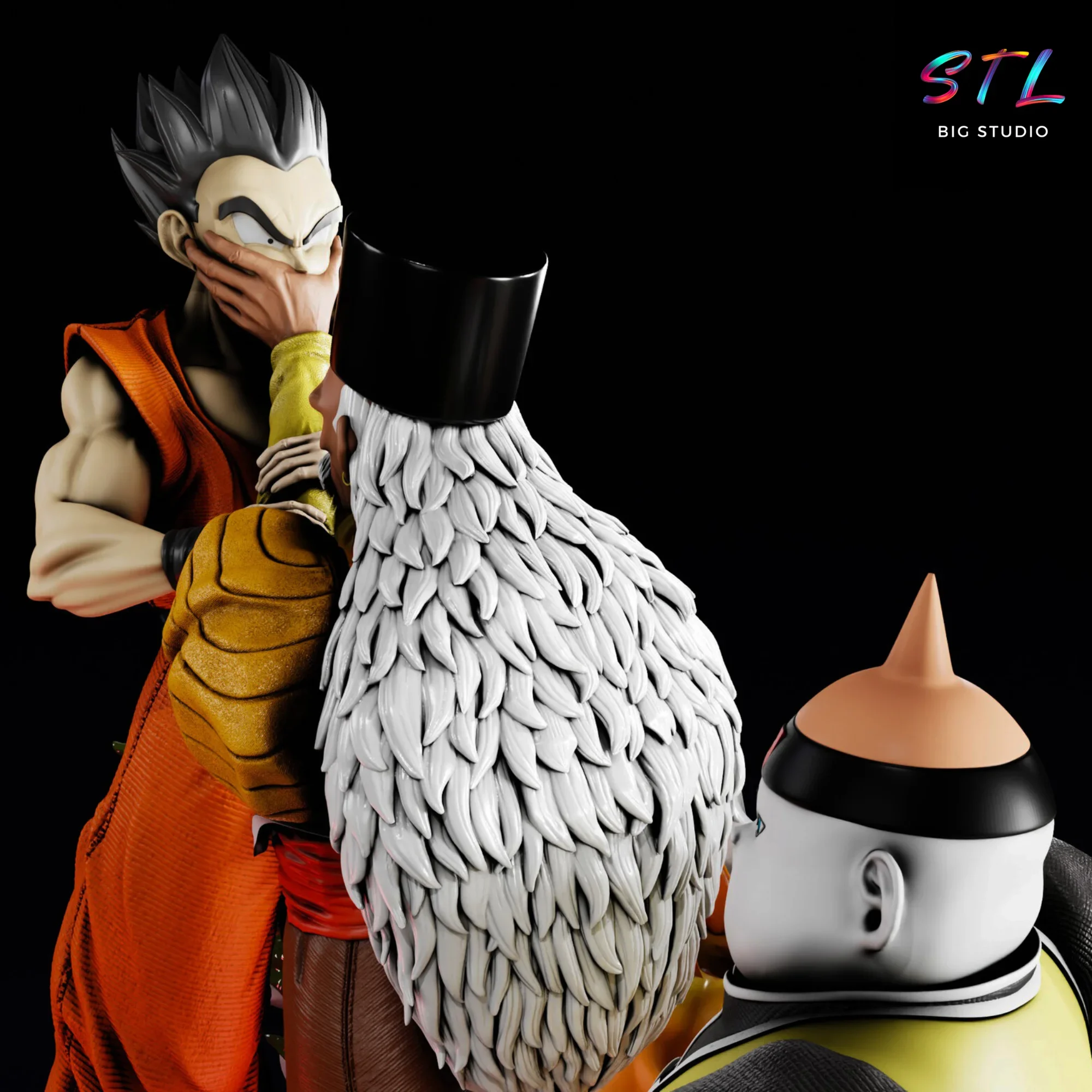 yamcha vs androides 19 y 20 stl impresion 3d dragon ball z yamcha vs androides 19 y 20 stl impresion 3d dragon ball z