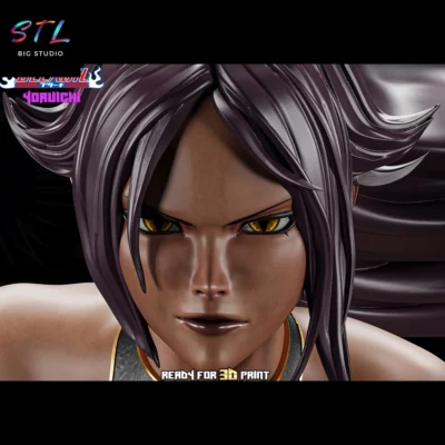 yoruichi stl impresion 3d figura bleach