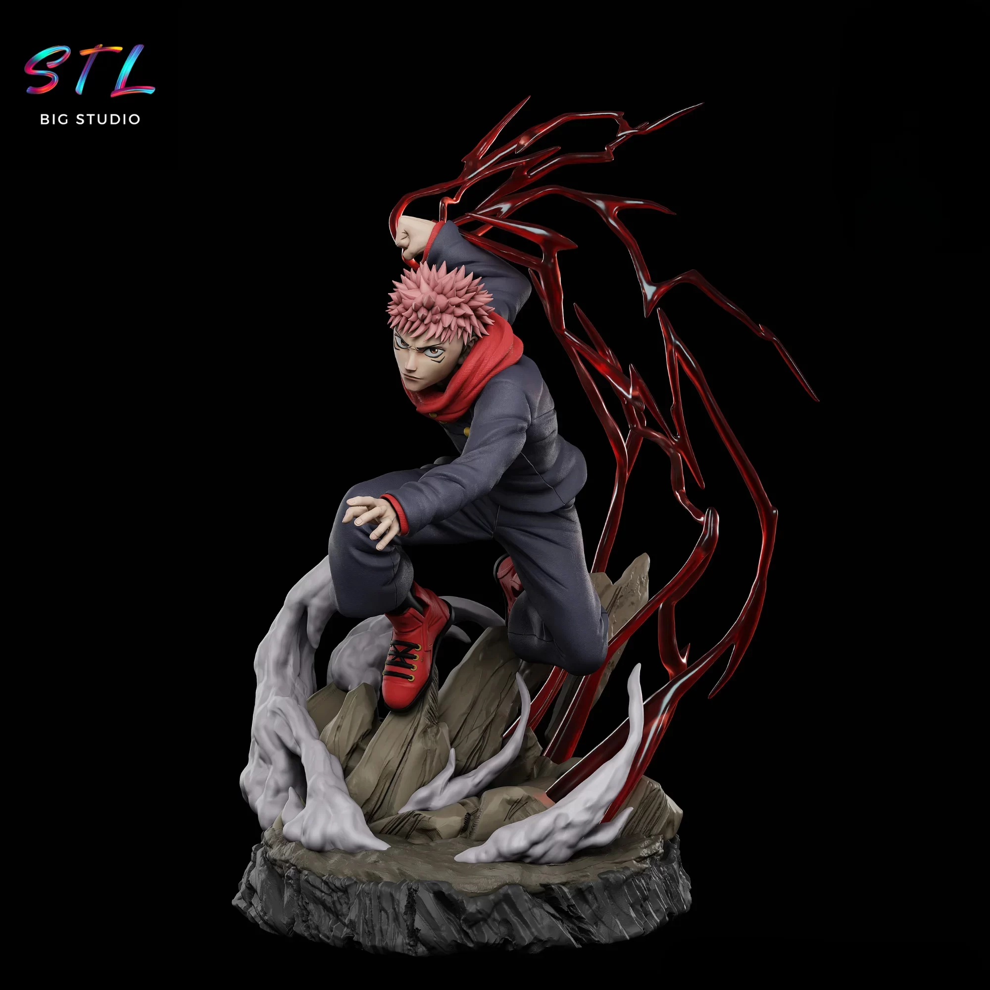 yuji itadori stl impresion 3d jujutsu kaisen yuji itadori stl impresion 3d jujutsu kaisen