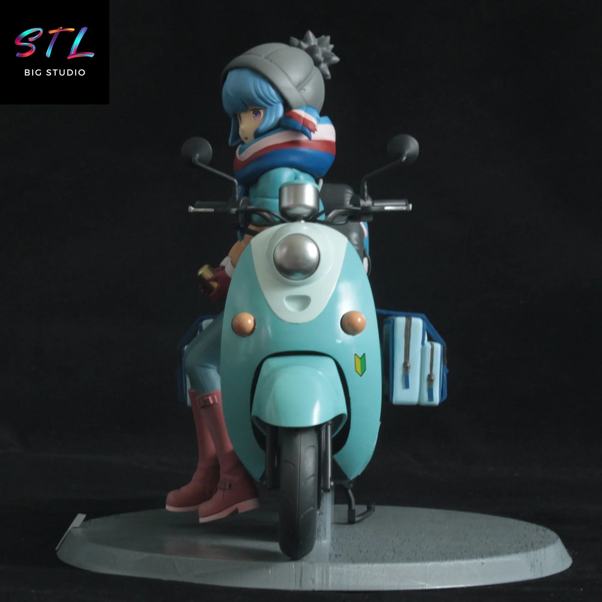 yuru camp stl rin shima figura impresion 3d yuru camp stl rin shima figura impresion 3d