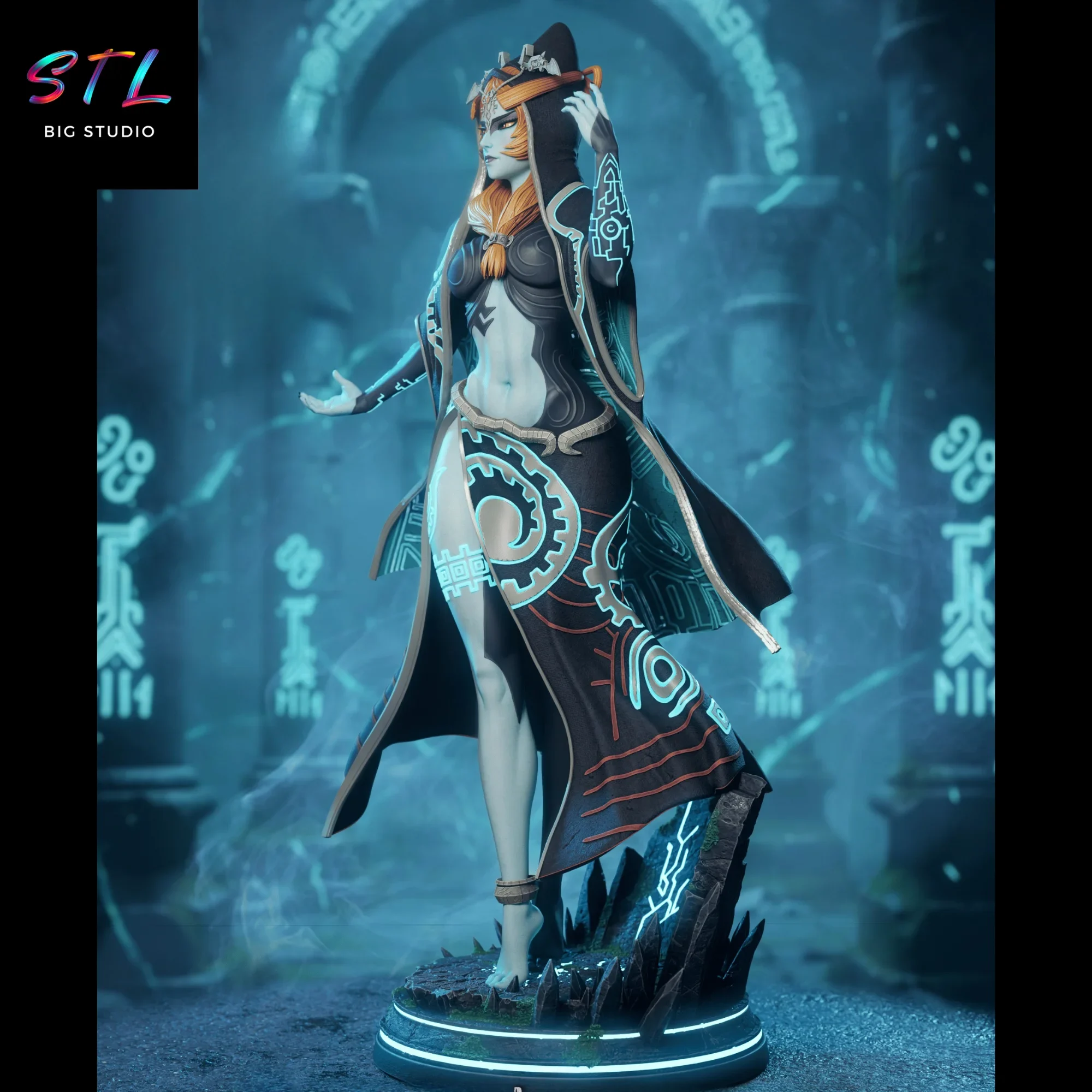 zelda stl princesa twilight figura impresion 3d zelda stl princesa twilight figura impresion 3d