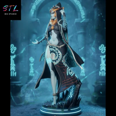 zelda stl princesa twilight figura impresion 3d