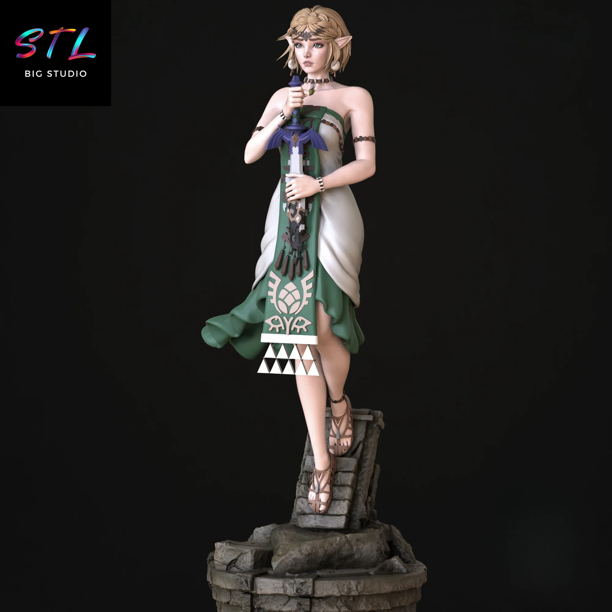 zelda stl tears of the kingdom impresion 3d