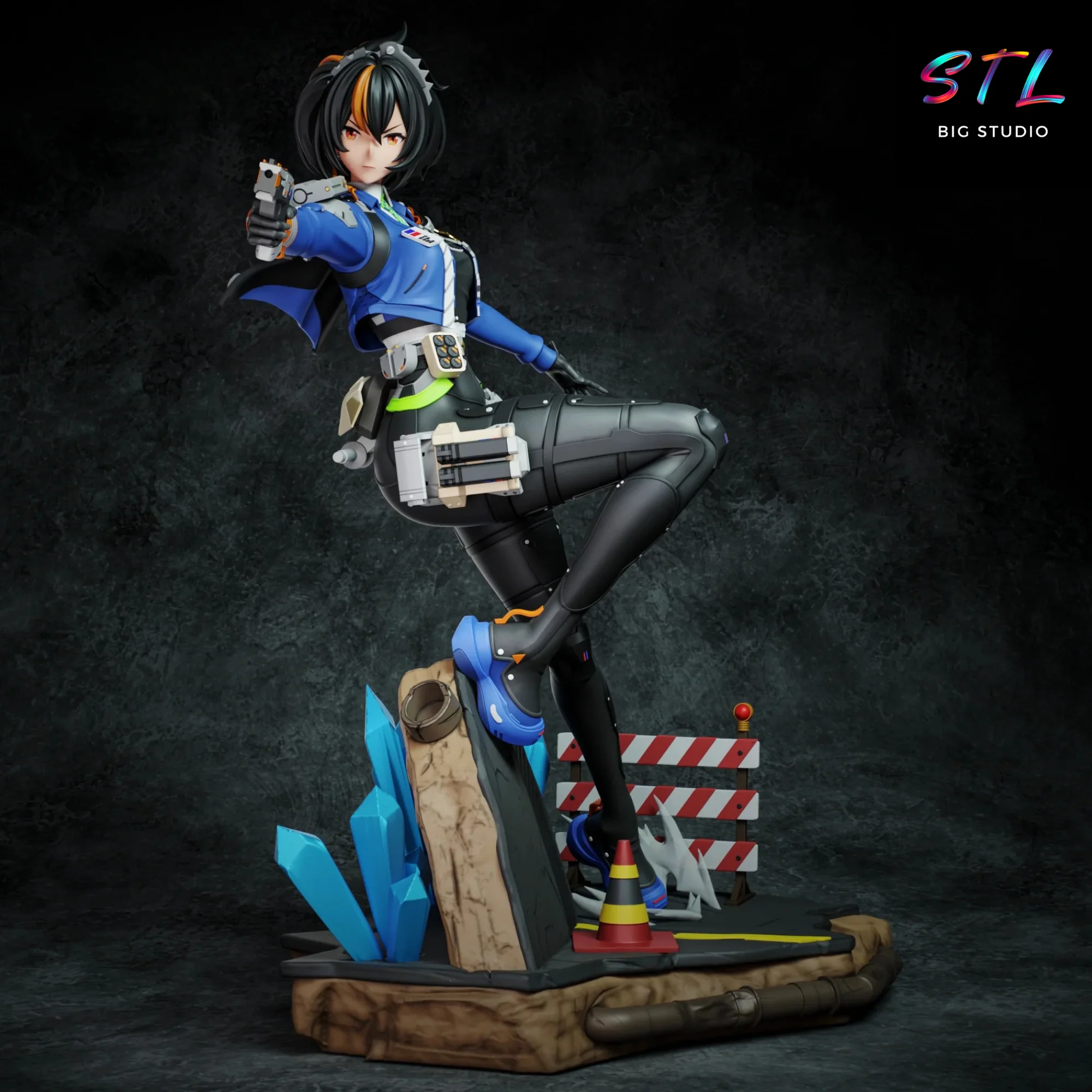 zhu yuan stl zenless zone zero impresion 3d