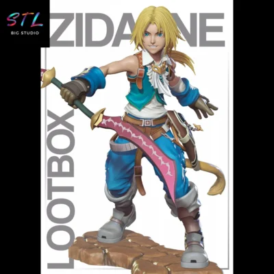 zidane tribal stl final fantasy IX impresion 3d
