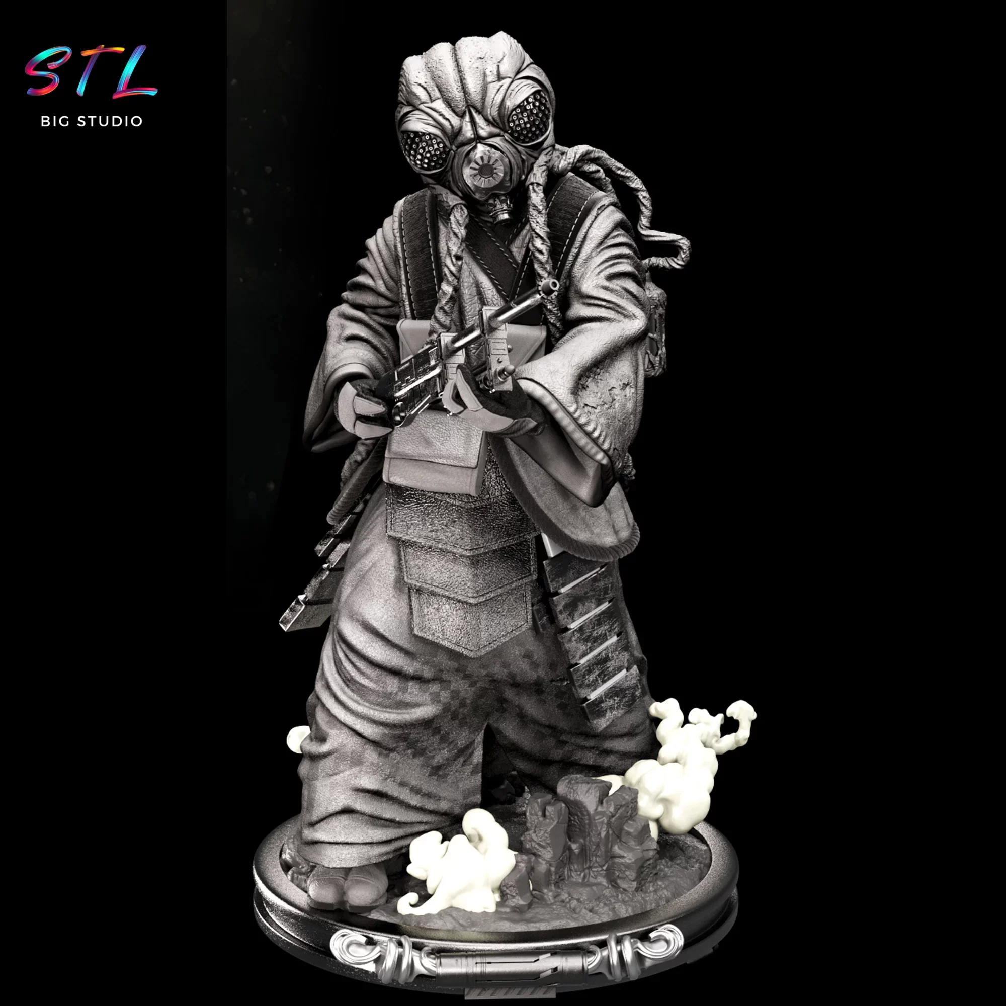 zuckuss stl impresion 3d star wars